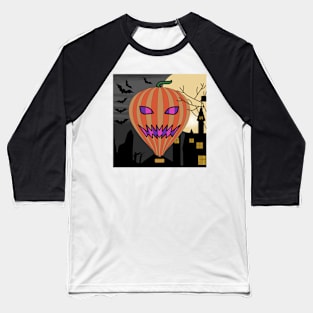 Hot Air Balloon Halloween. Baseball T-Shirt